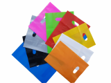 LDPE Colorful Die_cut Plastic Bag for Fashion Shop